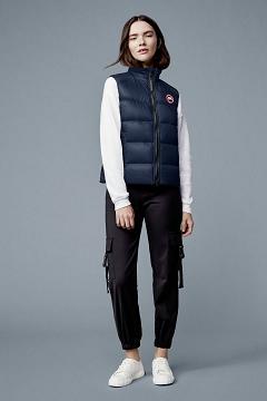Chamarras Canada Goose Mujer Mexico - Cypress Chalecos Azul Oscuro Marino BR1628093
